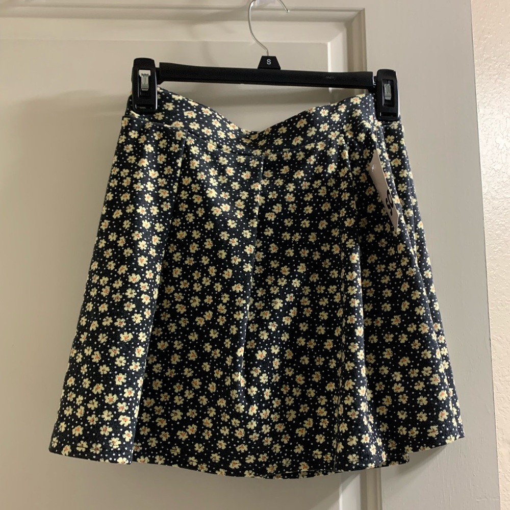 Yellow Floral Skirt